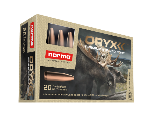 Norma Oryx 308 Win 180gr / 11,7g Stor ekspansjon og høy restvekt