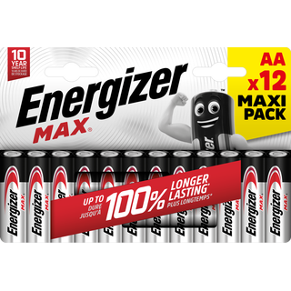 Energizer Max AA batteri 12 pack Energizer Max AA 12 pack