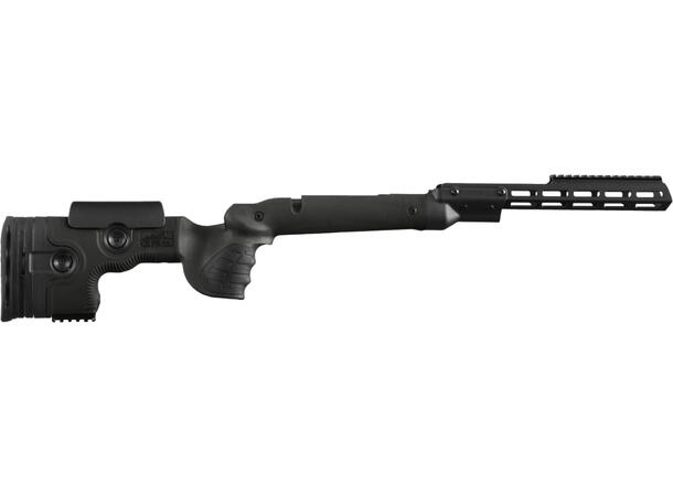 GRS Warg Bergara B14 SA Black Forsterket glassfiberskjefte, ca. 1350 g