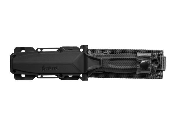 Gerber Strongarm Black Serrated Kniv, Bladlengde 12cm, Vekt 204g
