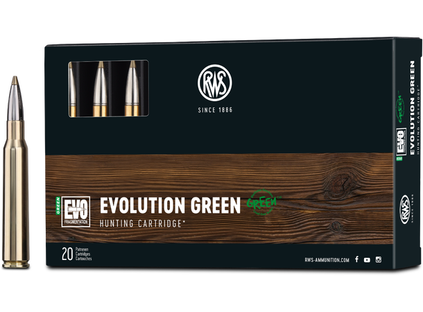 RWS Evo Green 7x64 8,2g/127gr Miljøvennlig kule fra RWS 