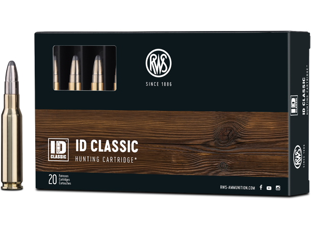 RWS ID Classic 308 WIN 9,7g/150 gr Nikkelbelagt kule fra RWS 