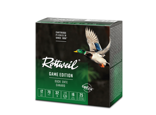 Rottweil Game Edition Duck Stål 12/70 #4 Stål 12/70 US4 3,25mm 32g 