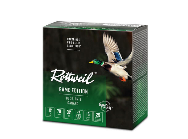 Rottweil Game Edition Duck Stål 12/70 #4 Stål 12/70 US4 3,25mm 32g 