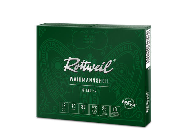 Rottweil Steel Game HV 12/70 US2 32g Rottweil Stål 12/70 32g 
