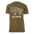 Bergara t-skjorte wild boar khaki S