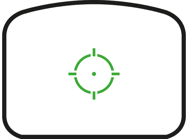 Hawke Endurance Reflex sikte AIM system Multi-Ret, Grønn, Weaver feste 