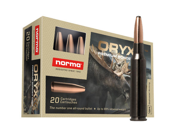 Norma Oryx Silencer™ 308 Win 10,7g/165gr Optimalisert for bruk av lyddemper