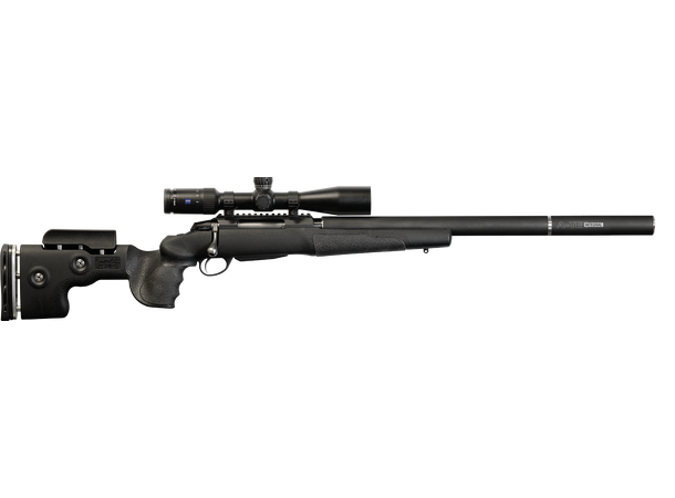 A-TEC Integral 40 cm Maks. Kal. 375 Full integrert lyddemper, Black CeraKote 