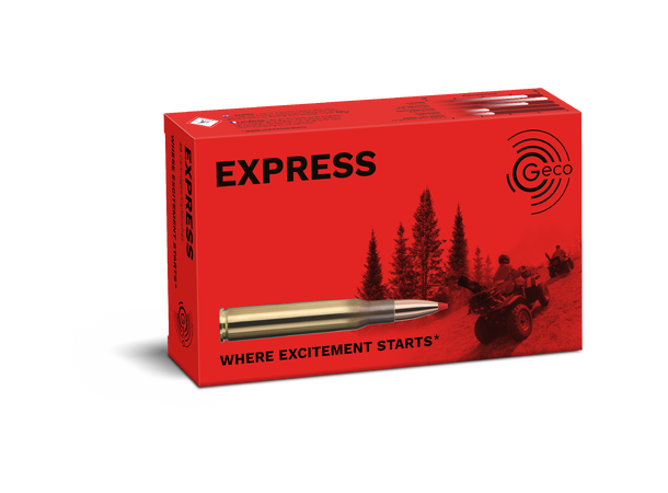 GECO Express 30-06 10,7 g / 165 gr Super presisjon og flat kulebane 