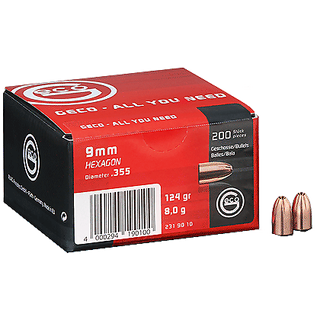 Geco Kuler HEXAGON 9mm 124g Geco Hexagon 1500pk.