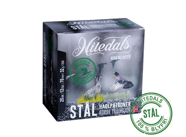 Nitedals Stål 12/70 High Velocity Meget allsidig allround patron