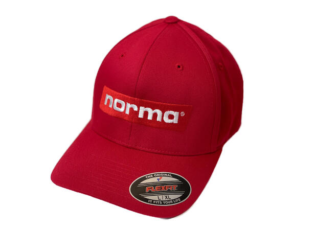 Norma Caps Flexfit rød Rød Flexfit caps i fire størrelser