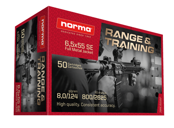 Norma Range & Training 6,5x55 8,0g Norma Trainer 6,5x55 8,0g / 124gr
