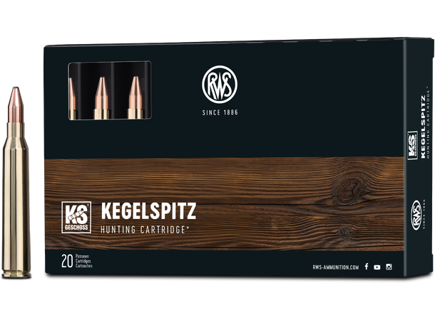 RWS Cone Point 6,5x65 R RWS 8,2g/127gr Blykule med mekanisk blylås 