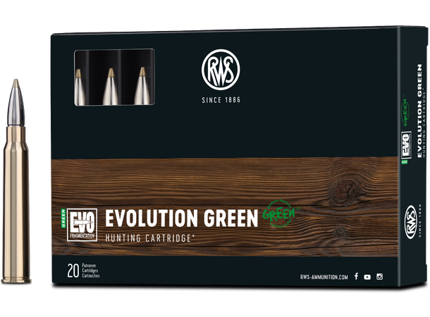 RWS Evo Green 30R Blaser 9,0g/139gr Miljøvennlig kule fra RWS 