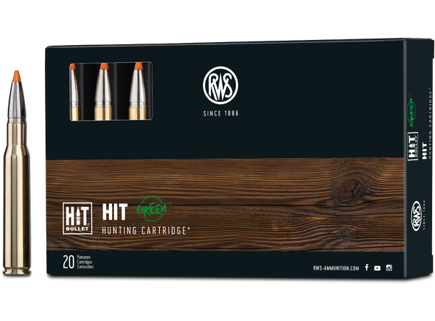 RWS HIT 30-06 10,7g/165 gr Homogen kule fra RWS 