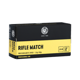 RWS Rifle Match .22LR LOT 51NU21 God trenings- og konkurransepatron
