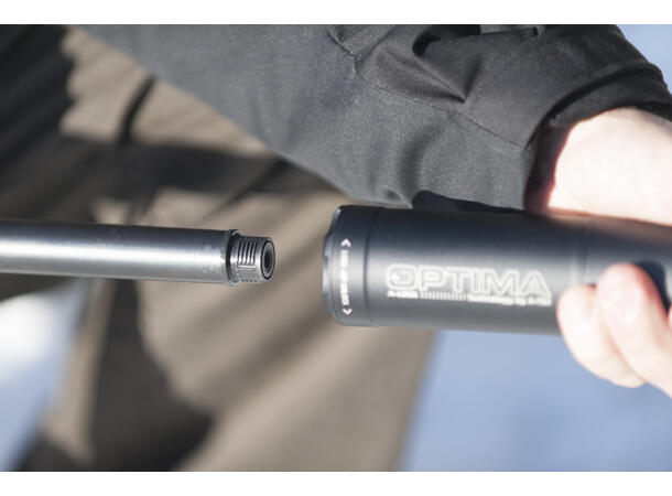 A-Tec Optima 45 Maks Kal .223 A-LOCK Hybriddemper, 230mm, 285g, 29dB 