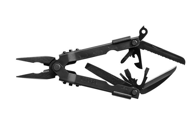 Gerber MP 600 Needlenose Black Multiverktøy, 14 Verktøy, Vekt 266g 