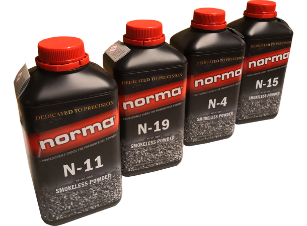 Norma 4 Krutt 1 kg Skytterlagskrutt, 1 kartong a 10 bokser