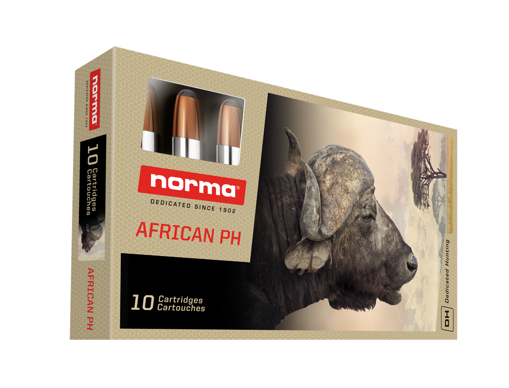 Norma Solid 375 H&H Mag 300gr / 19,4g Norma hylse med Woodleigh kule ...