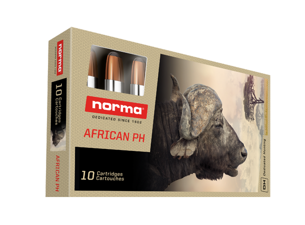 Norma Solid 375 H&H Mag 300gr / 19,4g Norma hylse med Woodleigh kule 