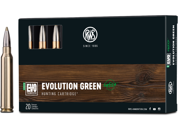 RWS Evo Green 300 WIN MAG 9,0g/139gr Miljøvennlig kule fra RWS 