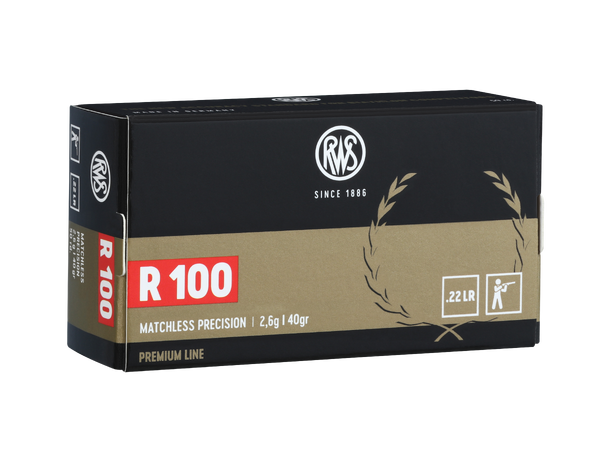RWS R100 .22LR Overlydspatron til konkurranse 