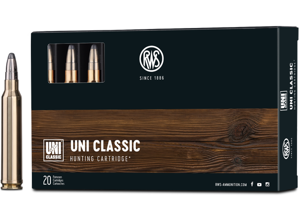 RWS Uni Classic 300 WIN MAG 11,7g/180 gr Blykule til storvilt og større dyr