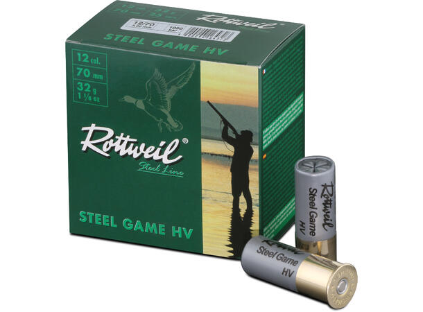 Rottweil Steel Game HV 12/70 US5 32g Rottweil Stål 12/70 32g 