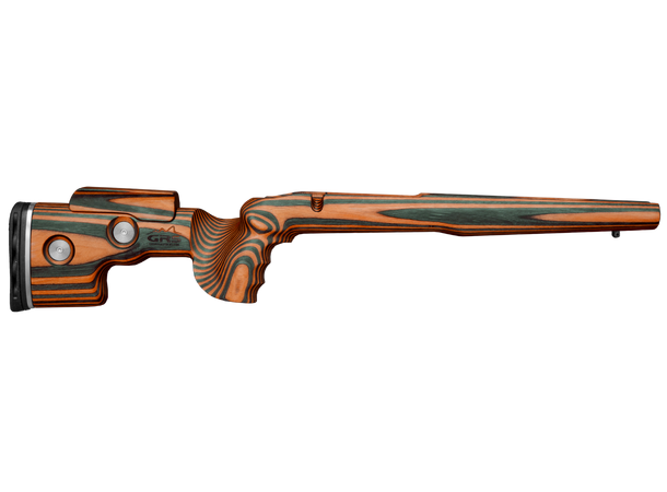 GRS Sporter Sako 75 IV Orange/Black Bjørkelaminat, ca. 1380g, 76cm 