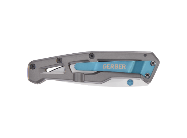 Gerber Paralite foldekniv Paralite silver/blue foldekniv 