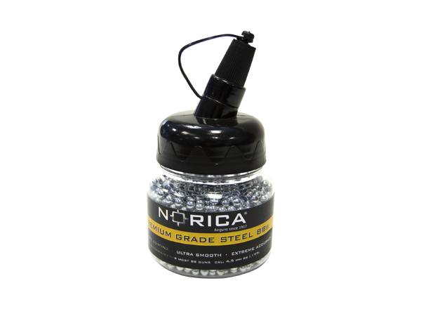 Norica BB Stål Luftkuler 4,5mm 1500stk/boks, Vekt 0,34g/5,24gr 