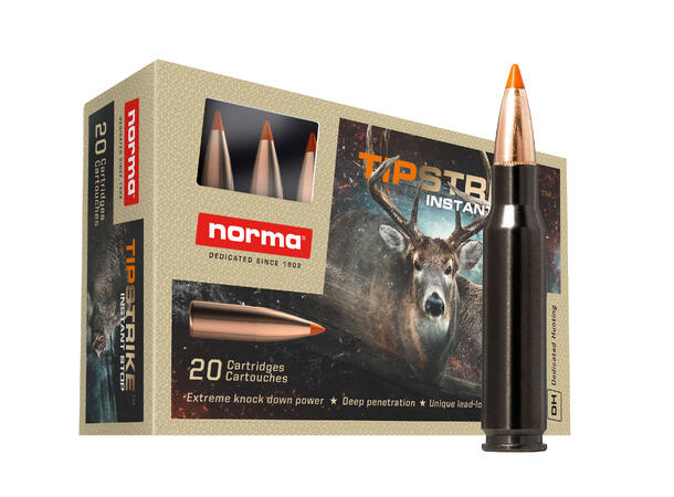 Norma Tipstrike Silencer 30-06 11,0/170 Tipstrike Silencer laget for lyddemper