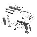 PDP Del 29 - Frame FS 4.5&quot; ET Deler til Walther PDP Compact og FS