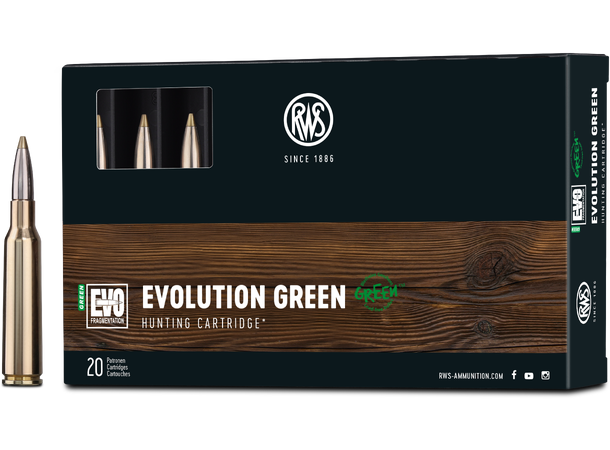 RWS Evo Green 6,5X55 6g/93gr Miljøvennlig kule fra RWS