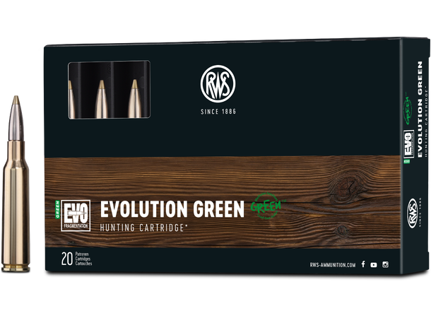 RWS Evo Green 6,5X55 6g/93gr Miljøvennlig kule fra RWS 
