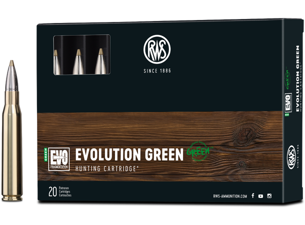 RWS Evo Green 8x68S 9,0g/140gr Miljøvennlig kule fra RWS 