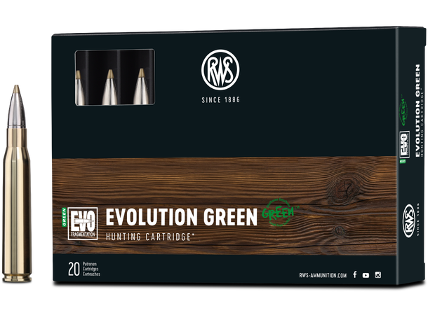 RWS Evo Green 8x68S 9,0g/140gr Miljøvennlig kule fra RWS