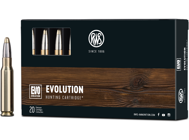 RWS Evolution 308 WIN 11,9g/184gr Garantert bra presisjon og penetrasjon 