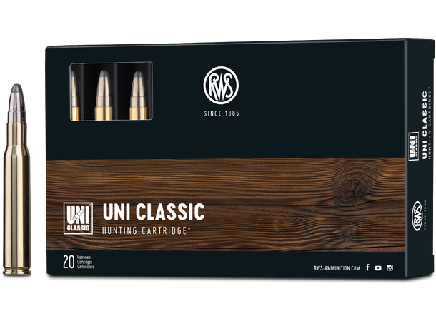 RWS Uni Classic 30-06 11,7g/180 gr Blykule til storvilt og større dyr
