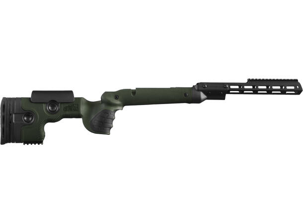 GRS Warg Sauer 200 STR Green Forsterket glassfiberskjefte, ca. 1350 g 