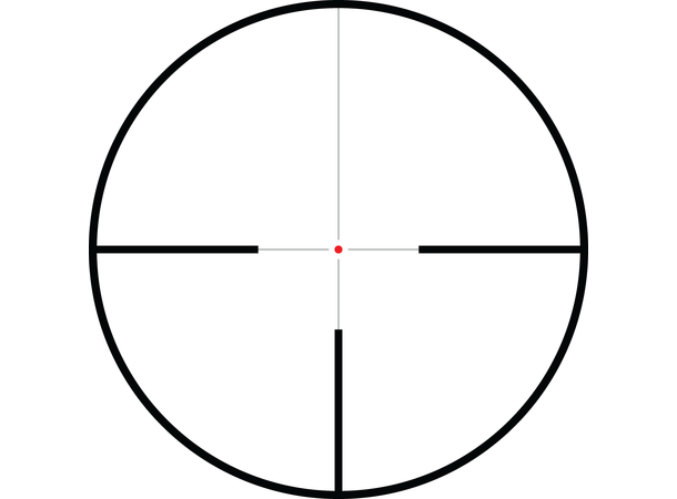 Hawke Vantage 30 WA 1,5-6x44 L4A Belyst Retikkel, 30mm, Fast Fokus