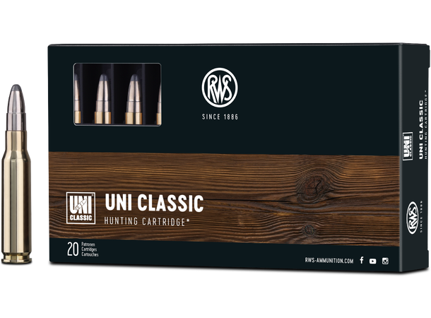 RWS Uni Classic 308 WIN 11,7g/180 gr Blykule til storvilt og større dyr