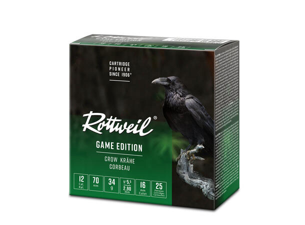 Rottweil Game Edition Kråke Bly 12/70 Bly 12/70 US5,5 2,9mm 34g 