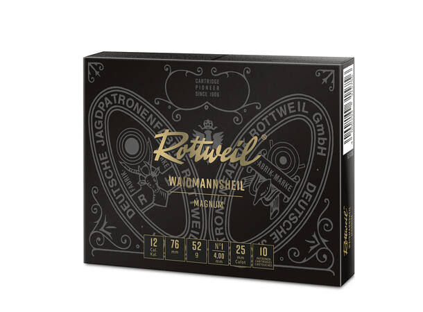 Rottweil Magnum 12/76 US1 52g Blypatron spesielt egnet til småviltjakt 