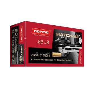 .22LR Norma Match LOT 52UT22 Tidligere Norma 2