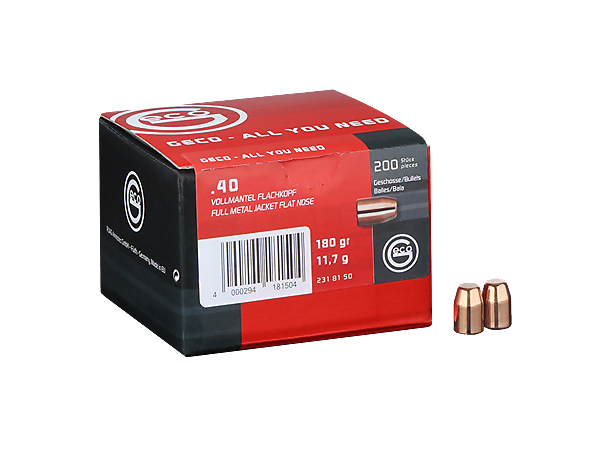 Geco Kuler FMJ .40 S&W 180g Geco FMJ flat nose kuler 200pk. 