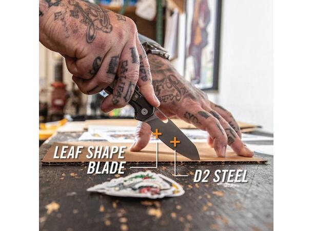 Gerber Slimsada D2 D2 Stål, bladlengde 8,8 cm, vekt 76g 